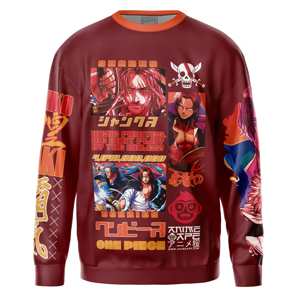 shanks Sweatshirt Front - One Piece AU Store