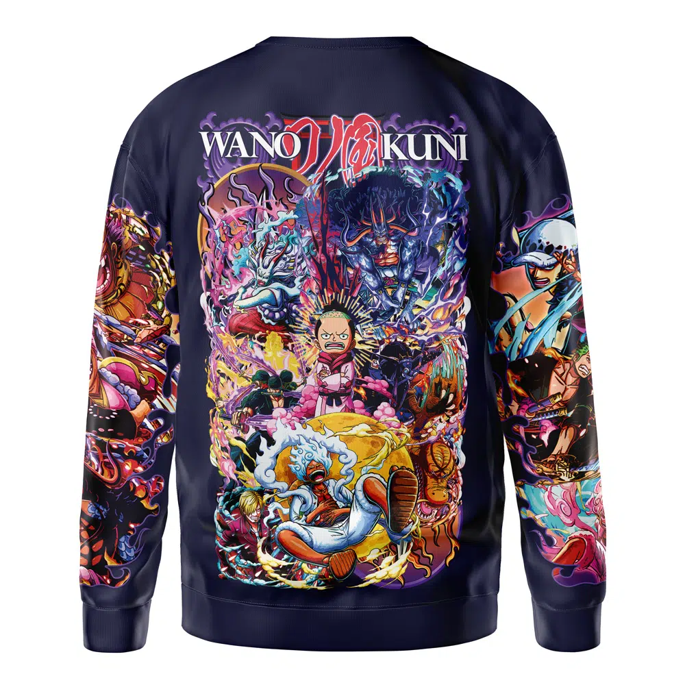 wano Sweatshirt back - One Piece AU Store