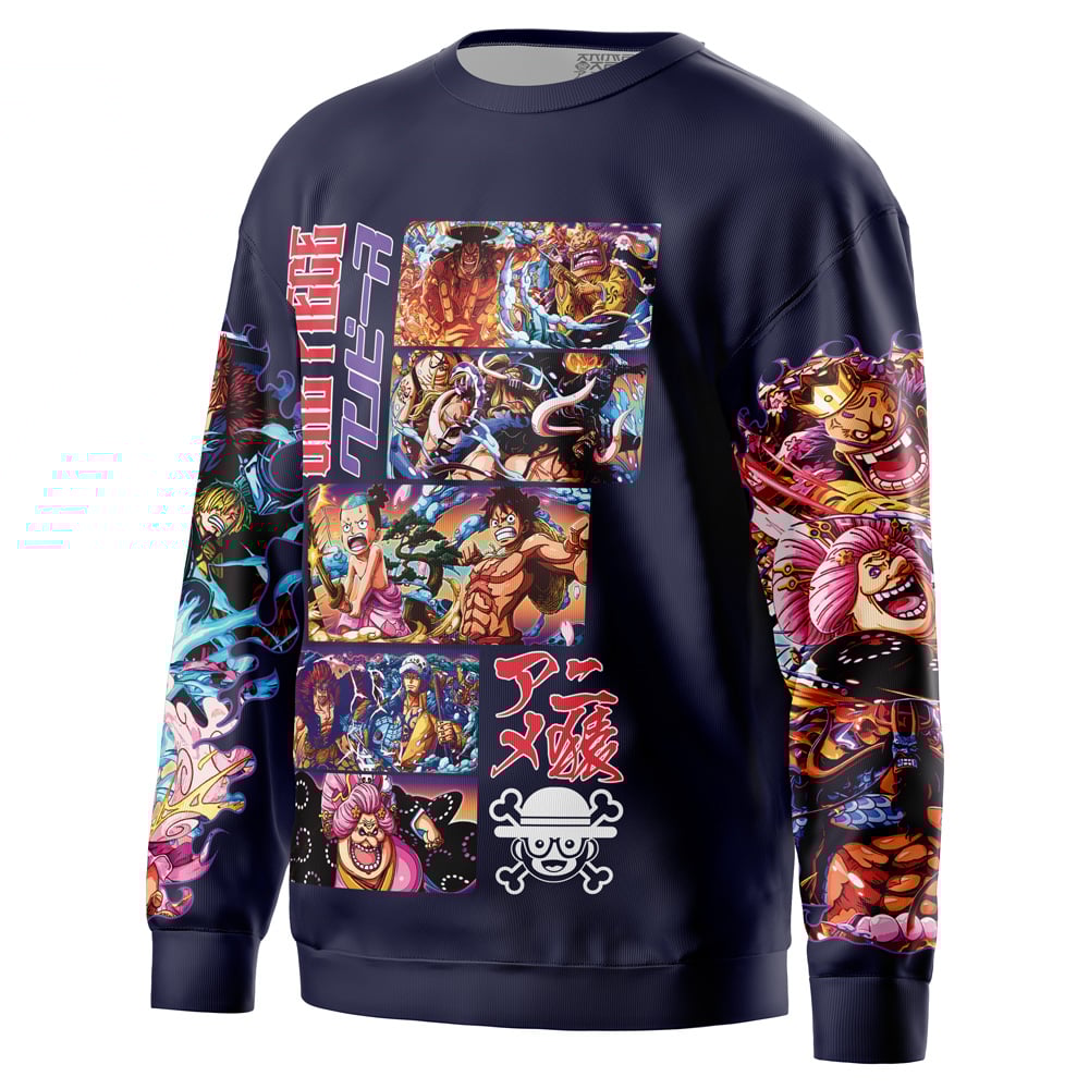 wano Sweatshirt side - One Piece AU Shop
