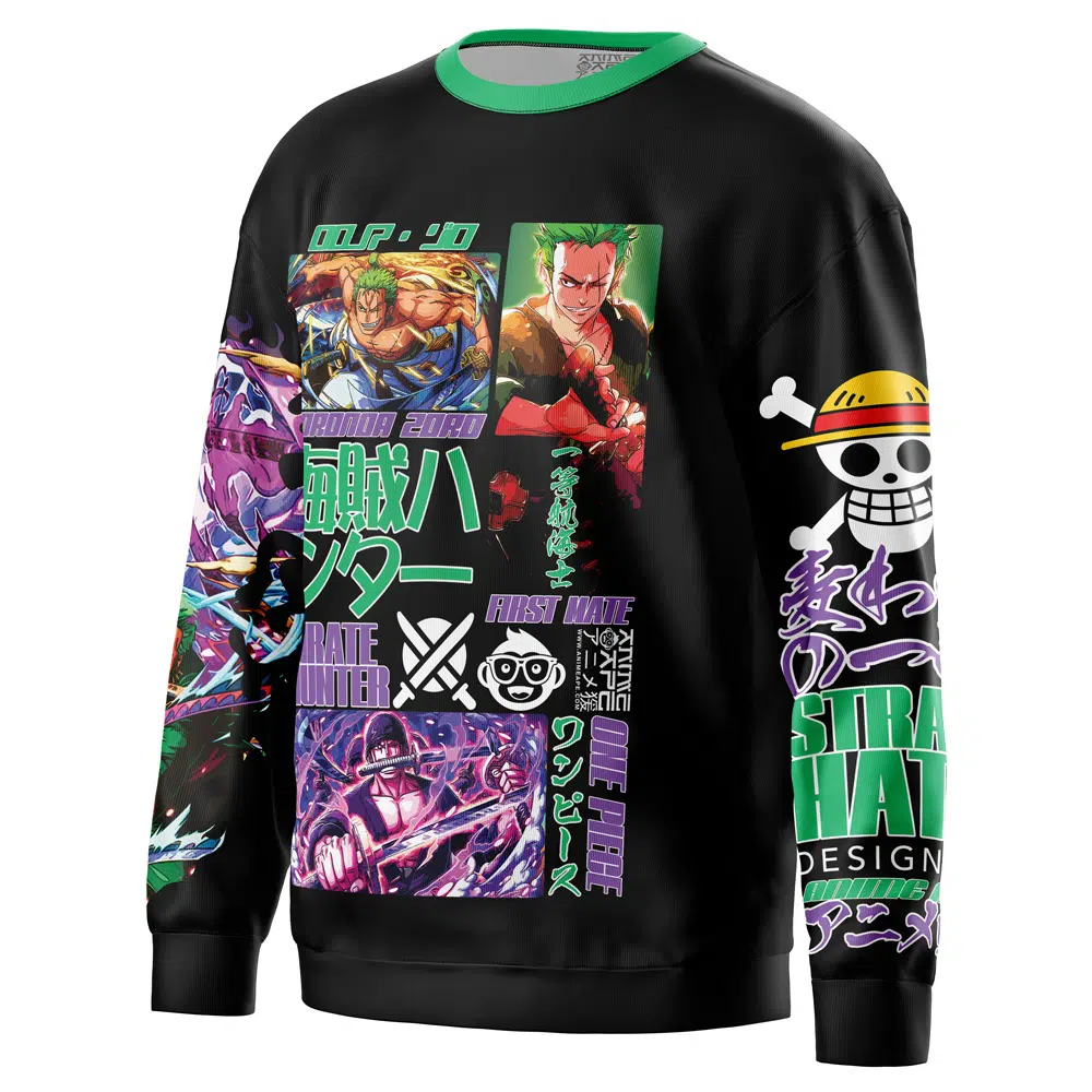 zoro Sweatshirt side - One Piece AU Store